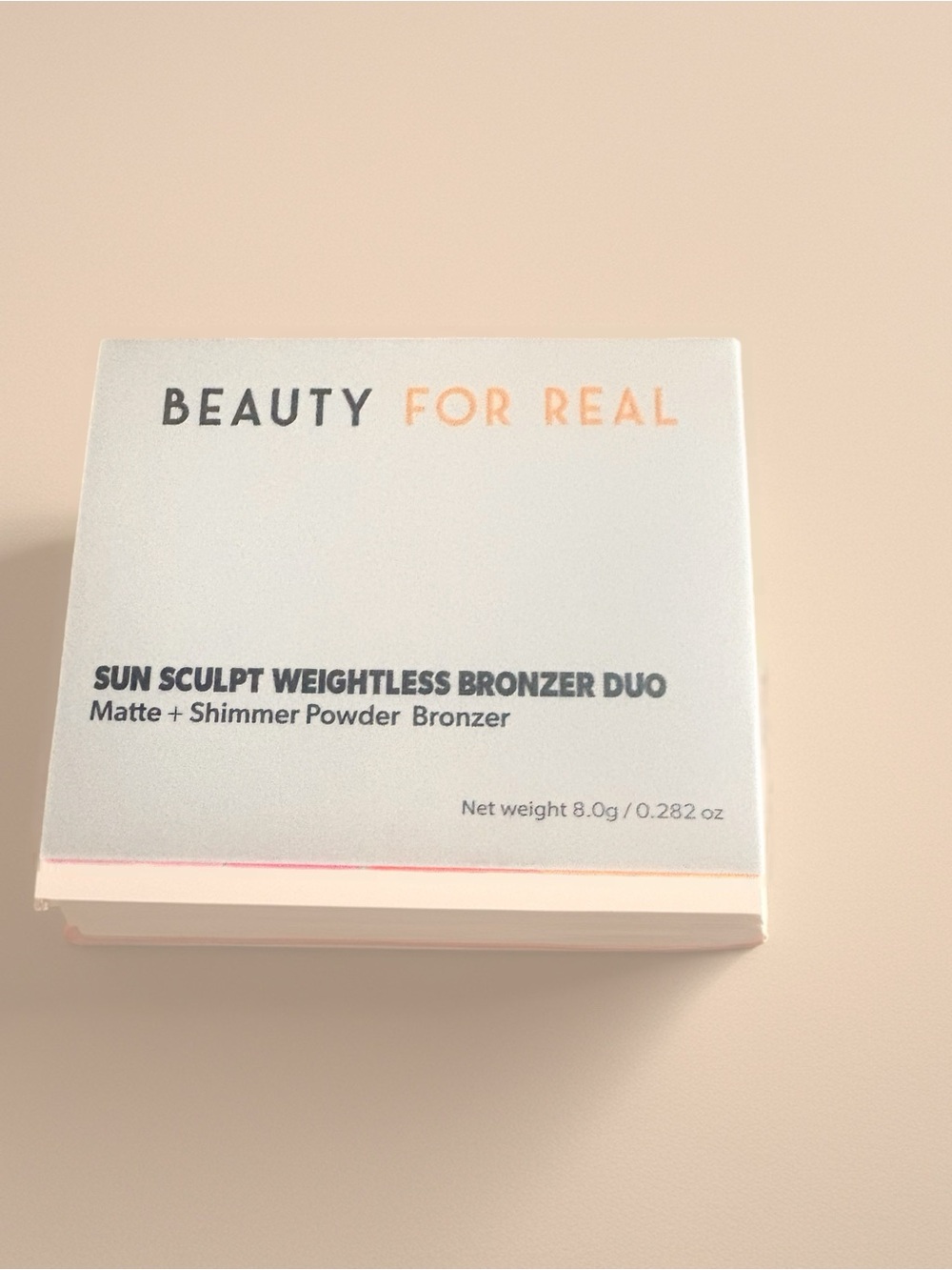 Beauty For Real Sun Sculpt Weightless Bronzer Duo - Peachy Bronze